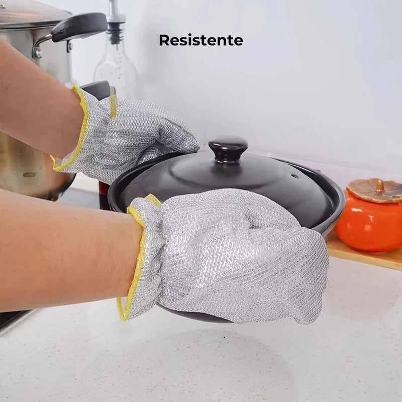Set x 2 pares de guantes para limpieza en acero ENVÍO GRATIS💯