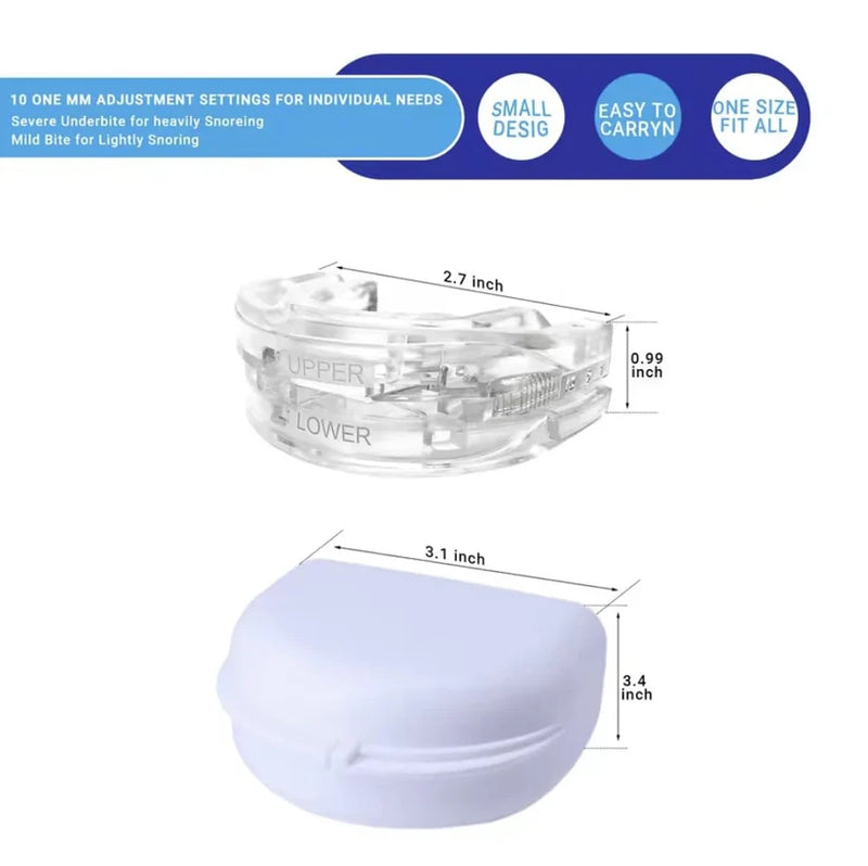 Snore solution protector bucal anti-ronquidos y bruxismo