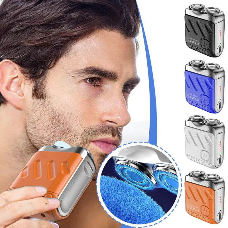 Novashave® - Afeitadora eléctrica portátil de doble anillo rotatorio