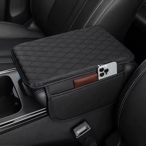ErgoDrive Pro ™ | Funda de cuero reposabrazos para carro