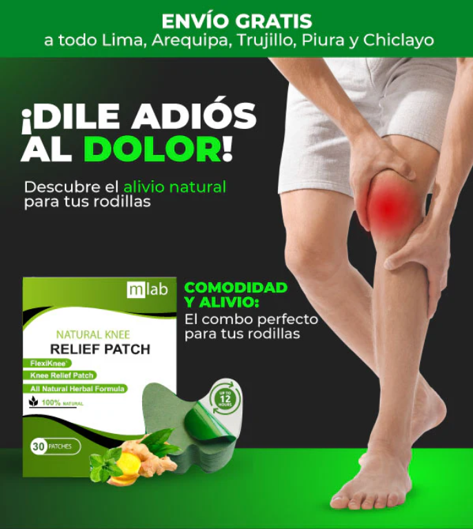 NATURAL KNEE RELIEF PATCH