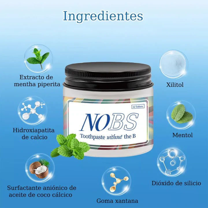 NOBS™ - PASTA DENTAL EN TABLETAS