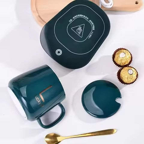 Set Calentador TazaMía | ¡Calor que dura, diseño que enamora!
