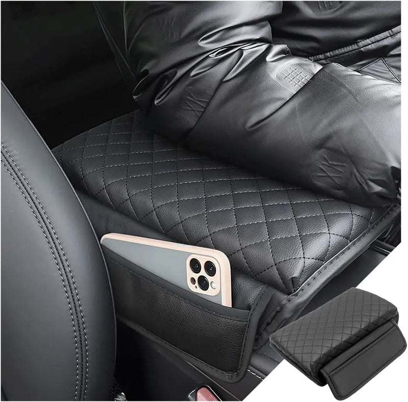 ErgoDrive Pro ™ | Funda de cuero reposabrazos para carro