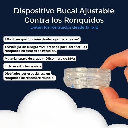 Sueño Profundo™ | Dispositivo Anti-Ronquidos para un Descanso Perfecto
